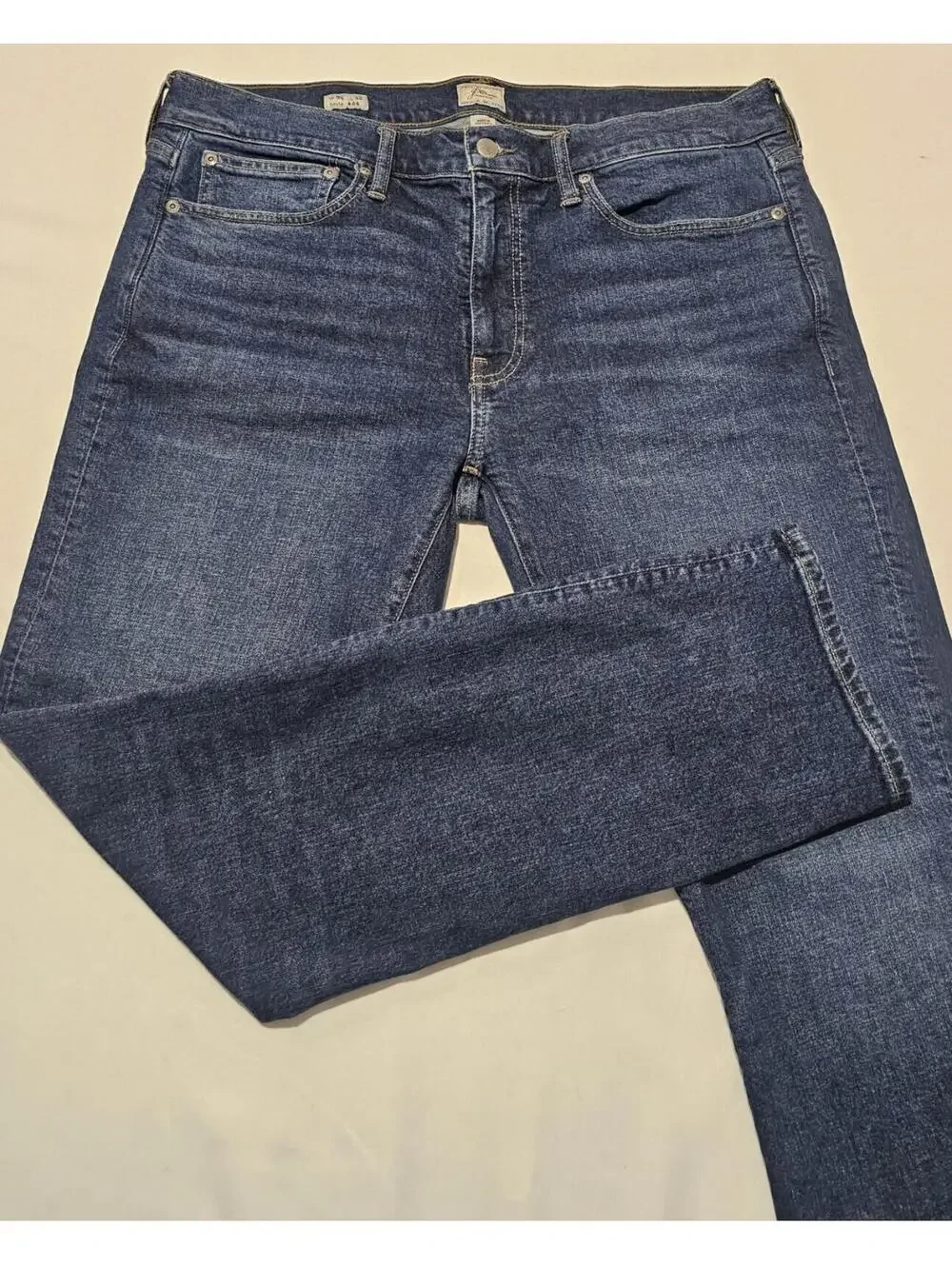 J Crew Men's Blue Denim Jeans Size W35 L32 Style 484